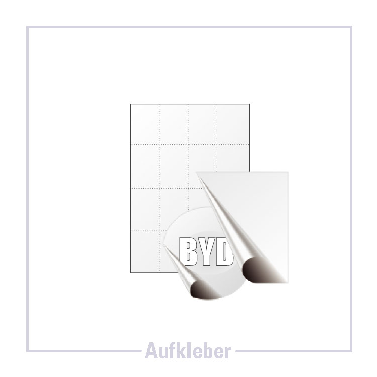 Aufkleber bei Leopold-Druck in Waldmünchen