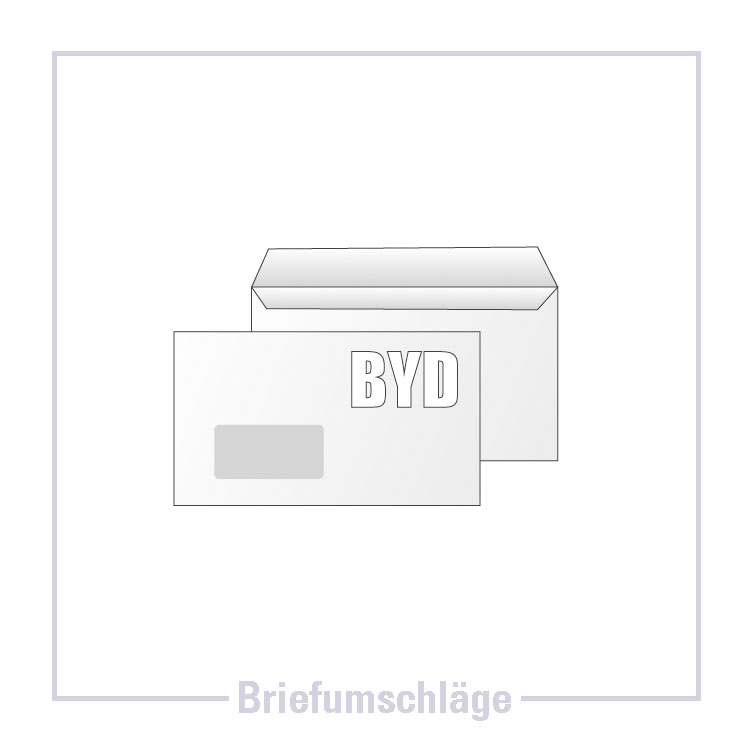 Briefumschläge bei Leopold-Druck in Waldmünchen